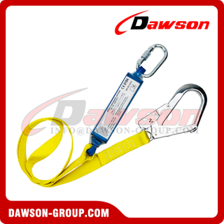 DS6105-1-BY Energy Absorbers Webbing Lanyards EN355 EN354, Fall Protection, Energy Absorbing Lanyards