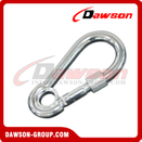 Electric Galvanized Snap Hook With Eyelet and Screw with Zinc Plated