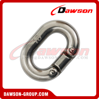 Stainless Steel Connecting Link, AISI304 Chain Connector, AISI316 Hammerlock