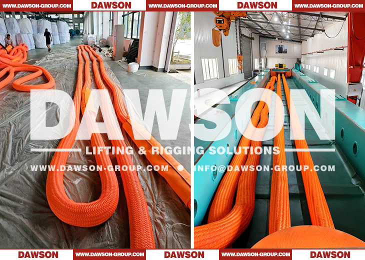 Polyester UHMWPE Double Braided Rope, UHMWPE Endless Sling, High Molecular Weight Polyethylene Fiber Woven Coated Ring Sling, Lifting Rope - Dawson Group Ltd. - China Manufacturer