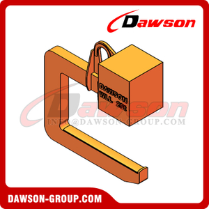 WLL 25T Heavy Duty C Type Lifting Clamps Hook for Handling Steel Coils Welding with Multi-Layer Steel Plates