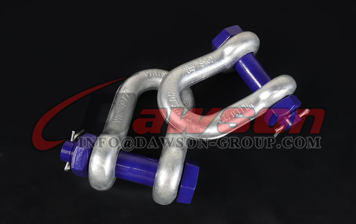 US Type Hot Dip Galvanized DG2150 Chain Shackle with Safety Pin, S6 Bolt Type Dee Shackle - Dawson Group Ltd. - China Supplier, Factory