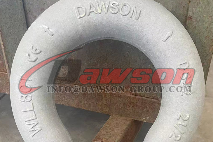 DAWSON BRAND Grade T8 DG2140 Forged Alloy Steel Bow Shackle with Safety Pin, G8 Class DG2140 Bolt Type Anchor Shackle 80T - Dawson Group Ltd. - China Manufacturer Supplier