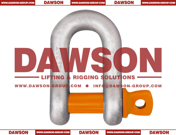 DAWSON BRAND Grade T8 DG210A Forged Alloy Steel Dee Shackle with Screw Pin, G8 Class Screw Pin Chain Shackle - Dawson Group Ltd. - China Manufacturer, Supplier, Factory