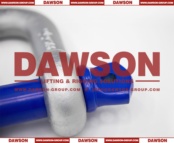 DAWSON Hot Dip Galvanized US Type DG210 Chain Shackle with Screw Pin, High Strength S6 Screw Pin Dee Shackle - Dawson Group Ltd. - China Manufacturer, Factory
