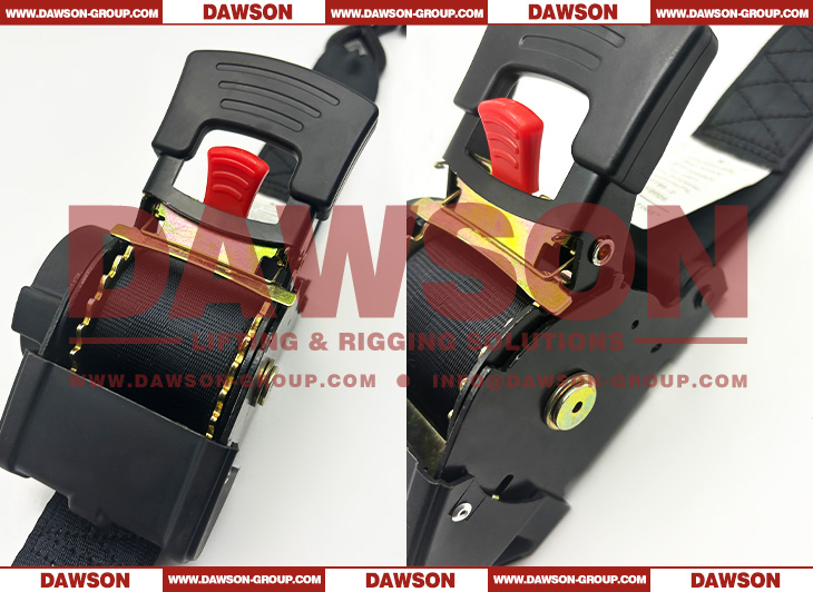 DSSLRS005 2X10FT (50MMX3.05M) Automatic Retractable Ratchet Tie Down Straps with Non-damping Version and Push Button Release - Dawson Group Ltd. - China Manufacturer