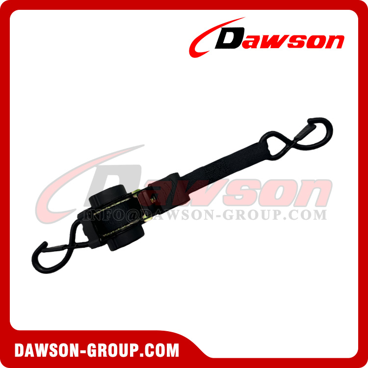 DSSLRS0017 1X6FT (25MMX1.8M) Automatic Retractable Ratchet Tie Down Straps with Damping Version - Dawson Group Ltd. - China Manufacturer, Supplier, Factory