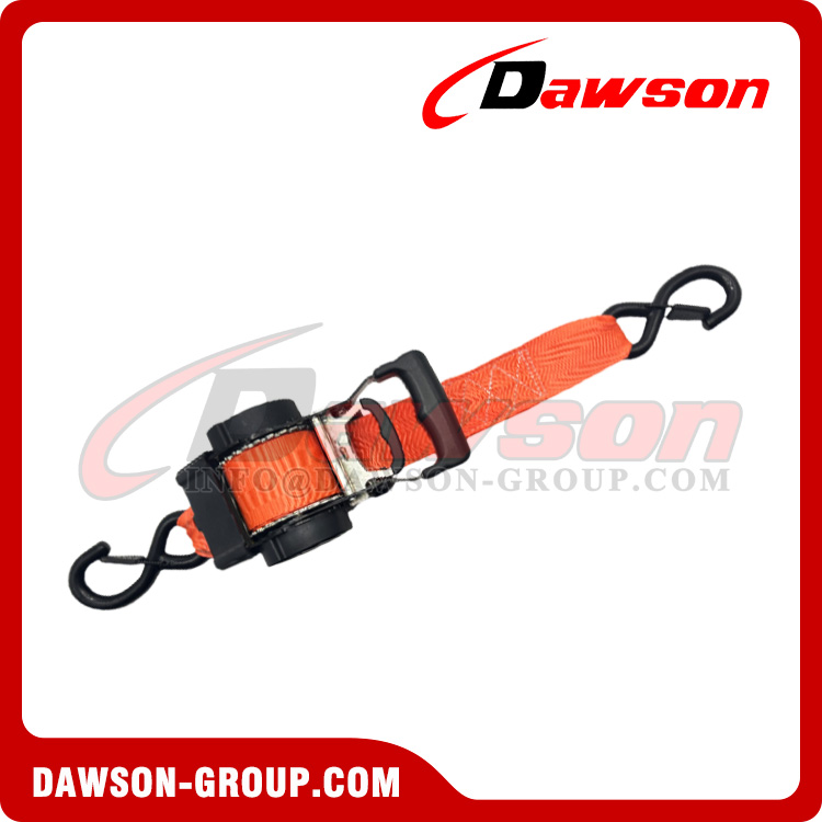 DSSLRS001 2X15FT (50MMX4.5M) Automatic Retractable Ratchet Tie Down Straps with Damping Version - Dawson Group Ltd. - China Manufacturer, Supplier, Factory