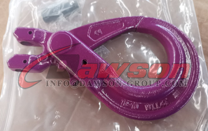 G100 Forged Clevis Self-Locking Hook for Lifting Chain Slings - Dawson Group Ltd. - China Manufacturer, Supplier, Factory