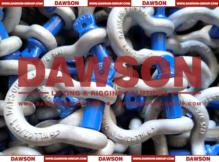 Dawson Brand Hot Dip Galvanized US Type DG209 Bow Shackle with Screw Pin, S6 High Strength Screw Pin Anchor Shackle - Dawson Group Ltd. - China Manufacturer, Factory
