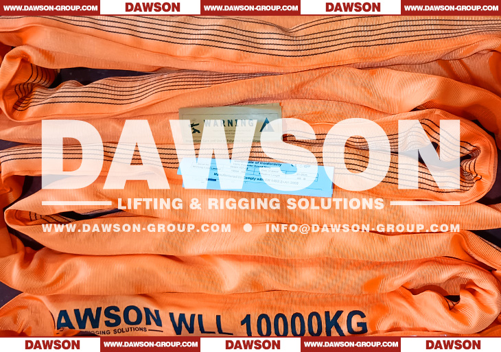 DAWSON WLL 10T Polyester Round Slings, 10000kg Lifting Slings - Dawson Group Ltd. - China Manufacturer, Supplier, Factory