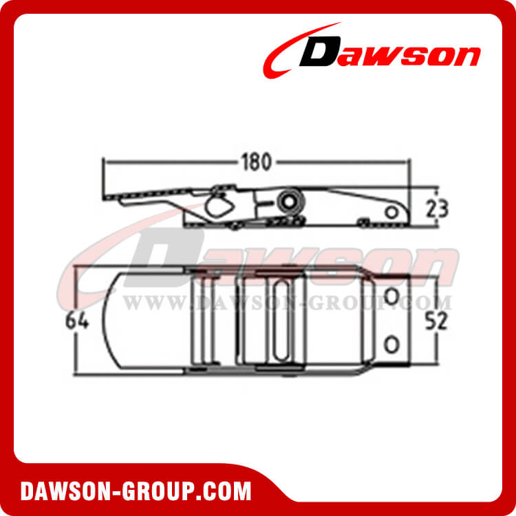 DSOUB 5006 2 inch Stainless Steel Buckle - Dawson Group