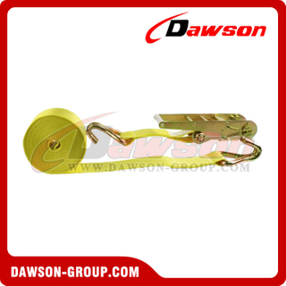 3 inch 30 feet Ratchet Strap With Double J-Hook