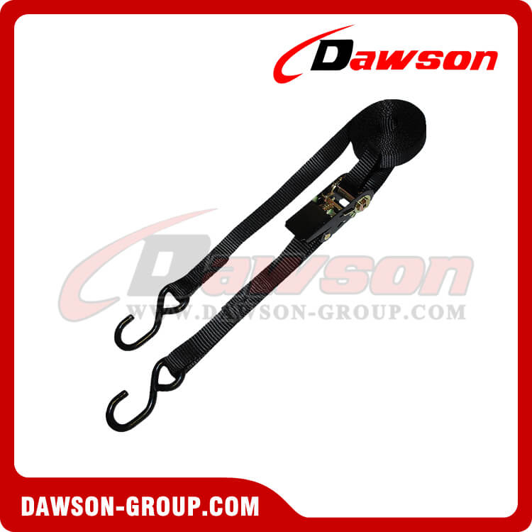 1 inch 15 feet Ratchet Strap with S-Hooks 3000lbs - Dawson Group Ltd ...