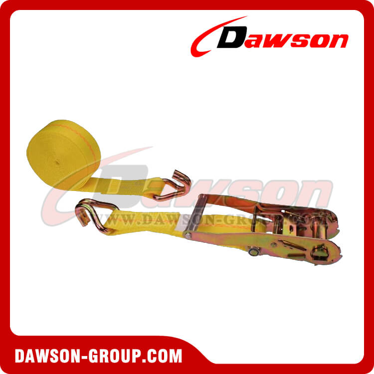 2 x 27' Custom Polyester Ratchet Tie Down Lashing Strap with