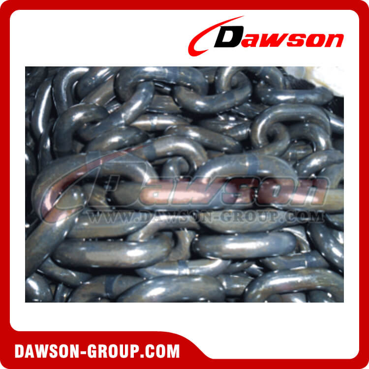 Rust Preventive Oil Coating or Black Painting Heavy Duty High Alloy Steel Black Coated Mining Chain