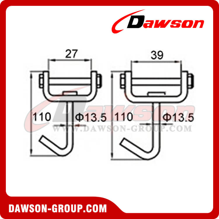 Swivel J Hook with Bolt and Nut &1.5 Inches Swivel J Hook, Heavy Duty  Products, Forged Equipment Hooks, 3t Capicity 6600lbs - China Swivel J Hook,  Heavy Industry