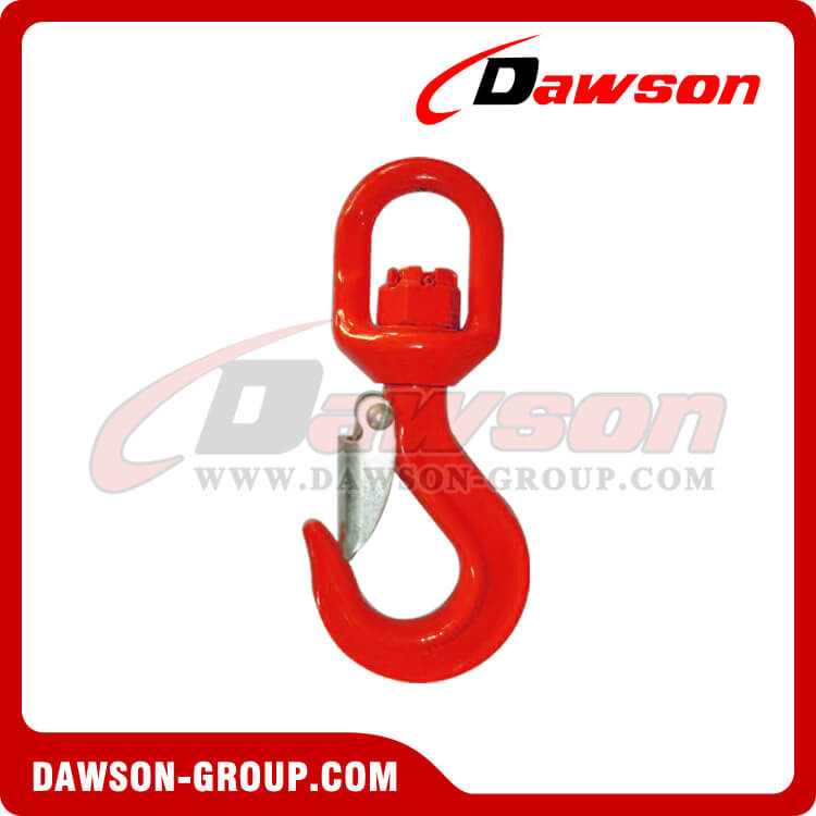  DS268 G80 7/8-16MM Swivel Hook with Latch for Lifting Chains