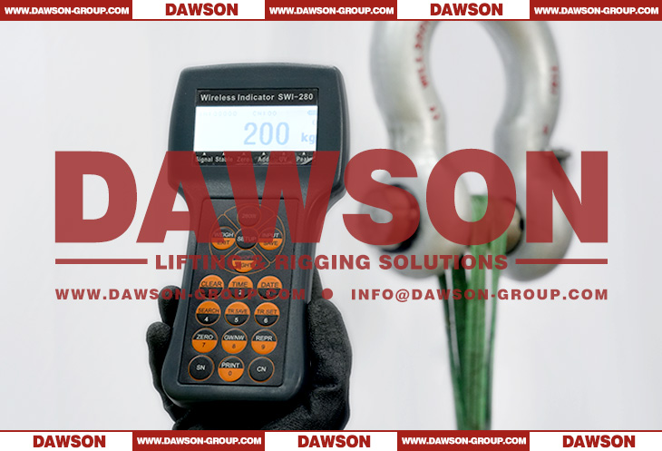 DS-LS03-300T Wireless Load Shackles, H.D.G. Wireless Pin Load Cell Shackle, with Repeater and Wireless Display - Dawson Group Ltd. - China Manufacturer