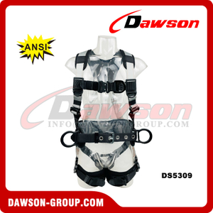 DS5309 Full Body Harness ANSI/ASSE Z359.11 2021 3 D-rings