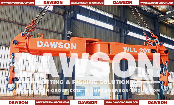 DS-ALB20T 20T Adjustable Lifting Beam, Cross Telescopic Lifting Spreader Bar (New R&D Product) - Dawson Group Ltd. - China Factory, Supplier