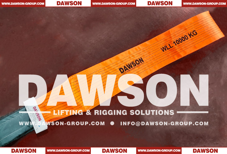 WLL 10 Ton Polyester Webbing Slings - Lifting Slings - Dawson Group Ltd. - China Manufacturer, Supplier, Factory