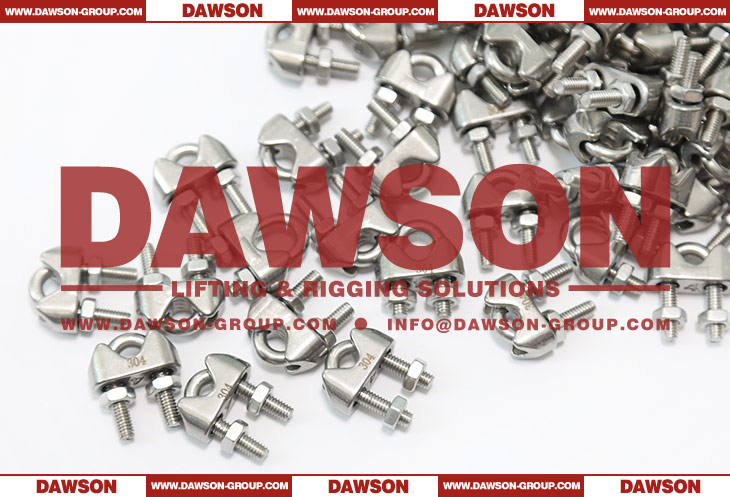 Stainless Steel DIN 741 Wire Rope Clips, SS304 SS316 Wire Rope Clamps - Dawson Group Ltd. - China Supplier, Manufacturer