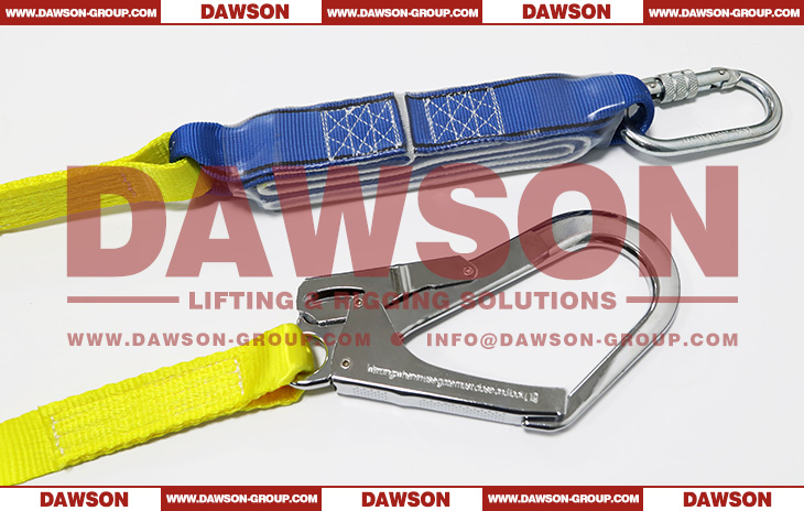 DS6105-1-BY Energy Absorbers Webbing Lanyards EN355 EN354, Fall Protection, Energy Absorbing Lanyards - Dawson Group Ltd. - China Manufacturer