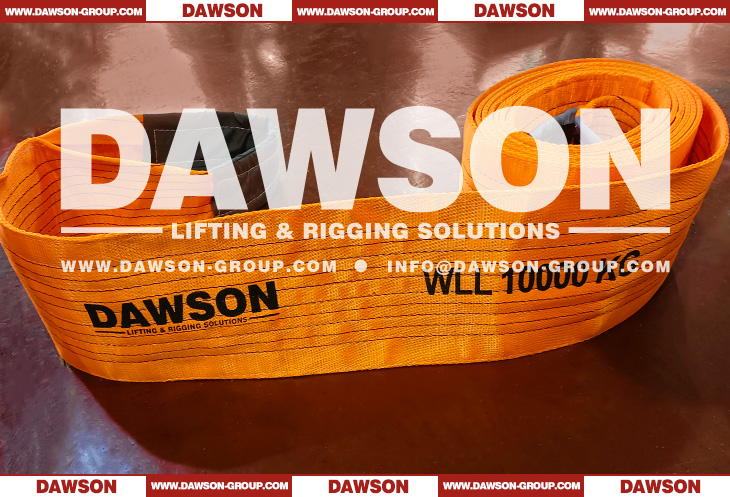 WLL 10 Ton Polyester Webbing Slings - Lifting Slings - Dawson Group Ltd. - China Manufacturer, Supplier