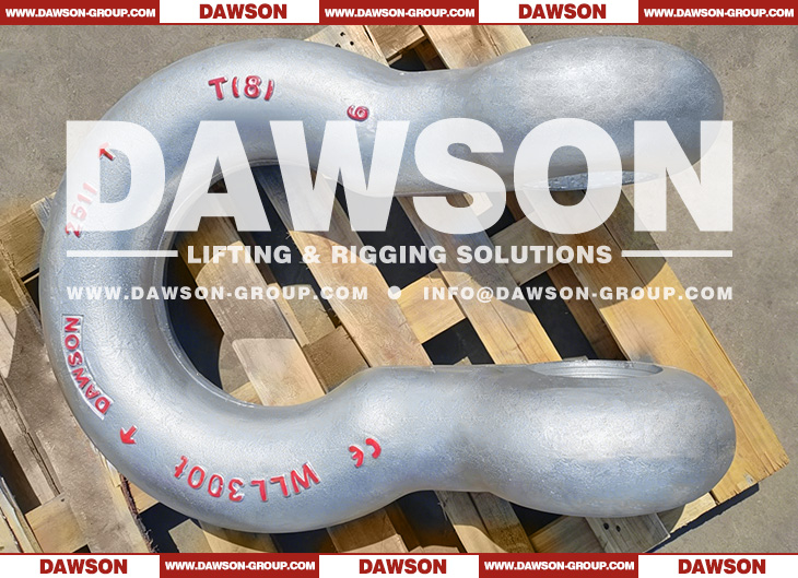 DAWSON&reg; ORANGEPIN&reg; Grade T8 DG2140 Forged Alloy Steel Bow Shackle with Safety Pin, G8 Class Bolt Type Anchor Shackle - Dawson Group Ltd. - China Manufacturer