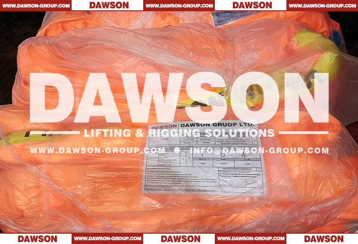 WLL 40T Polyester Round Slings, 40000KG Heavy Duty Round Lifting Slings - Dawson Group Ltd. - China Supplier