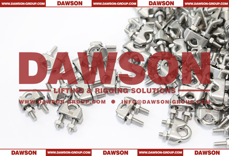 Stainless Steel DIN 741 Wire Rope Clips, SS304 SS316 Wire Rope Clamps - Dawson Group Ltd. - China Factory, Supplier