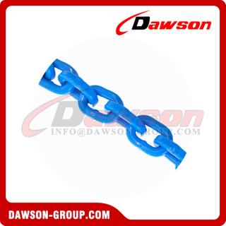 Grade 100 D-Shape Forestry Logging Chain, G100 Welded Link Chain, G100 Alloy Square Link Chain