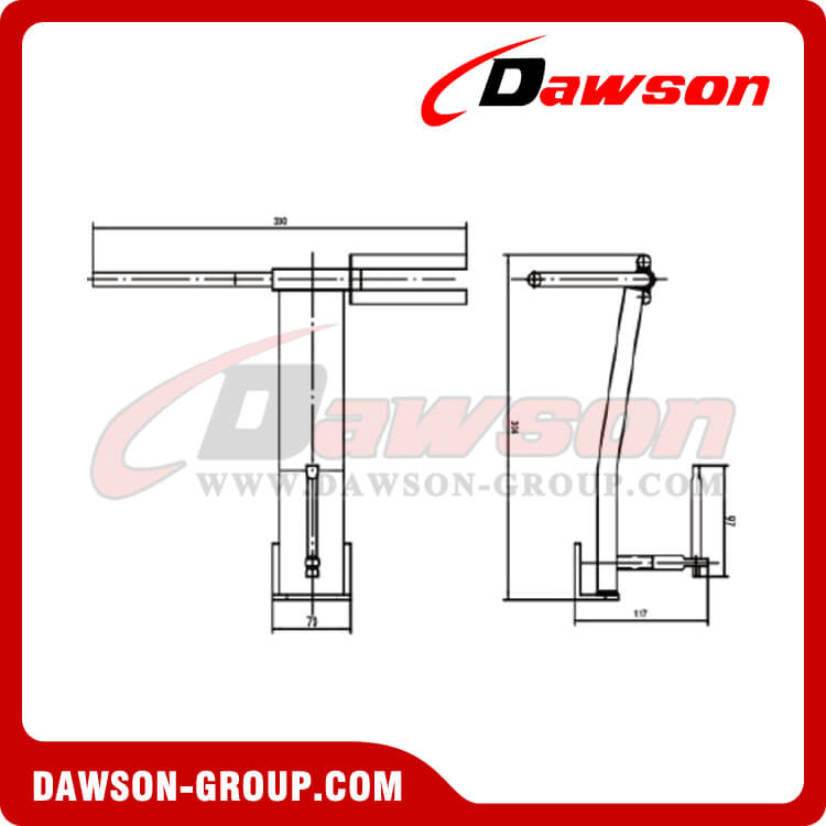 Steel Strap Winder - Flatbed Truck Winch Bars for Webbing - Dawson Group