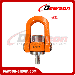 DS110QK G80 Quick-Insert Swivel Hoist Ring, 360° Rotating Lifting Eye Bolt