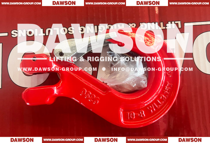 DS012 G80 Clevis Sling Hook with Cast Latch for Crane Lifting Chain Slings - Dawson Group Ltd. - China Manufacturer, Factory