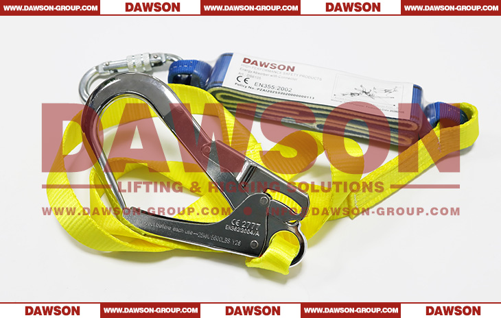 DS6105-1-BY Energy Absorbers Webbing Lanyards EN355 EN354, Fall Protection, Energy Absorbing Lanyards - Dawson Group Ltd. - China Supplier
