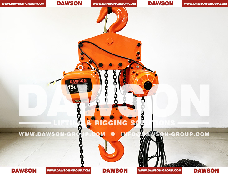 15 Ton Electric Chain Hoist, 15000KG Electric Chain Block - Dawson Group Ltd. - China Manufacturer, Factory