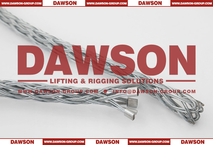 Open Ended Cable Grips, Cable Socks, Wire Rope Grips, Open Ended Cable Pulling Grips - Dawson Group Ltd. - China Factory