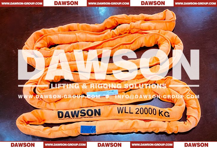 WLL 20T Polyester Round Slings - Dawson Group Ltd. - China Manufacturer, Supplier, Factory