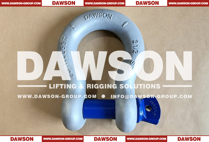 WLL 55T US Type Drop Forged Steel Screw Pin Anchor Shackle - Dawson Group Ltd. - China Manufacturer, Supplier, Factory