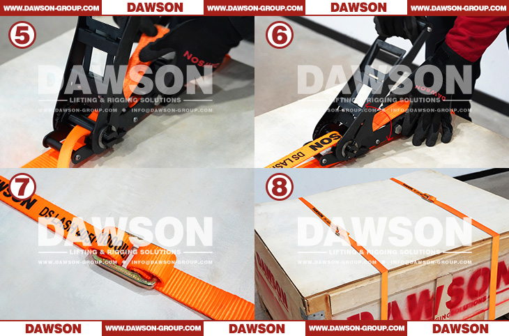 Application for 32MM-50MM Polyester Woven Cord Lash Strapping, One Way Lashing Systems - Dawson Group Ltd. - China Manufacturer