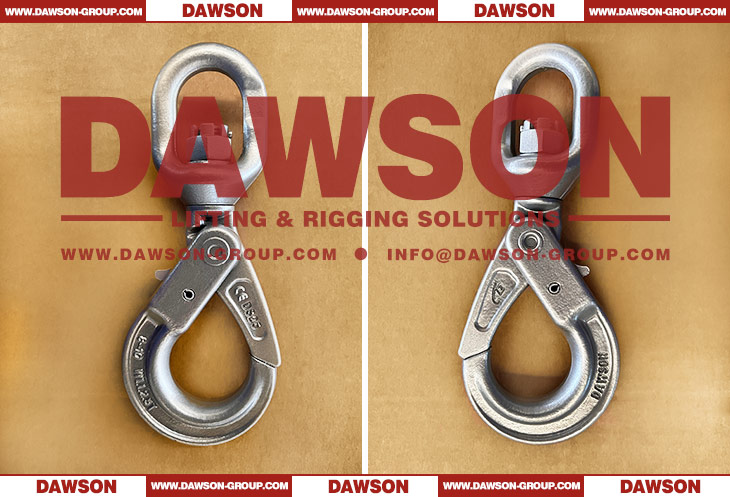DS1007 G100 Dacromet European Type Swivel Self-Locking Hook for Crane Lifting Chain Slings - Dawson Group Ltd. - China Manufacturer, Supplier, Factory