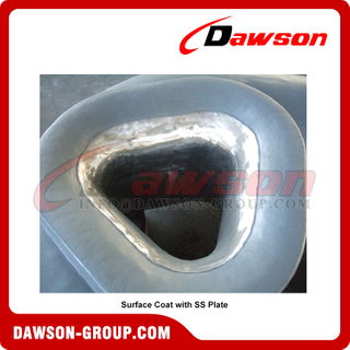 Stainless Steel Triangle Mooring Chock, Surface Coat with Stainless Steel Plate Triangle Mooring Chock, Steel Triangle Mooring Chocks