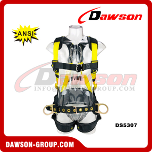 DS5307 Full Body Harness ANSI/ASSE Z359.11 2021 3 D-rings