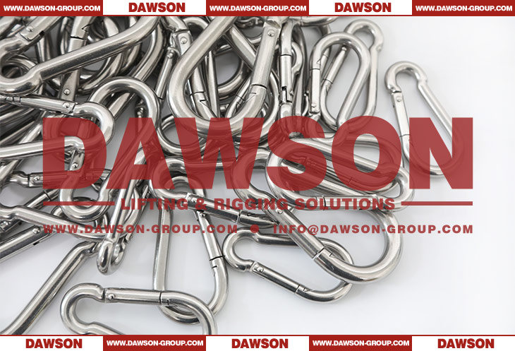 Stainless Steel Snap Hook DIN5299 Form C, DIN5299C AISI 304 AISI 316 Spring Carabiner - Dawson Group Ltd. - China Manufacturer, Factory, Supplier