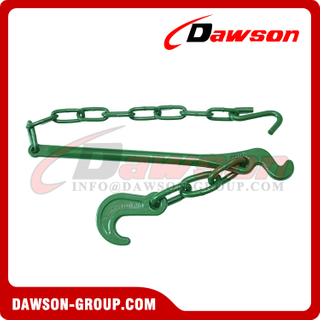 9mm 11mm 13mm Alloy Steel Forged Lashing Lever, Load Binder for Lashing, Tension Levers with Hook, Tensioner Lever for Lashing Chain