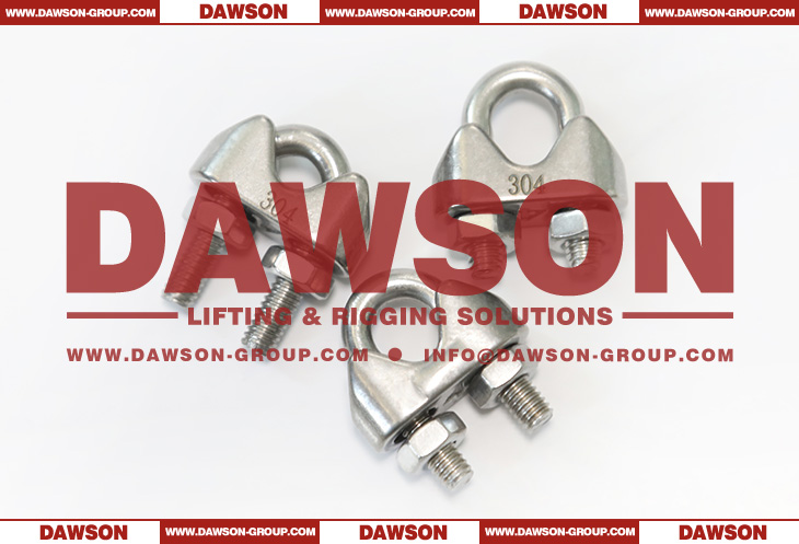 Stainless Steel DIN 741 Wire Rope Clips, SS304 SS316 Wire Rope Clamps - Dawson Group Ltd. - China Supplier