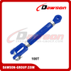 WLL 100T HD Turnbuckle with Jaw Fork & Jaw Fork / Eye & Eye / Eye and Jaw Fork, Heavy Duty UU / EE / JE Type Lashing Screw Turnbuckle for Tightening