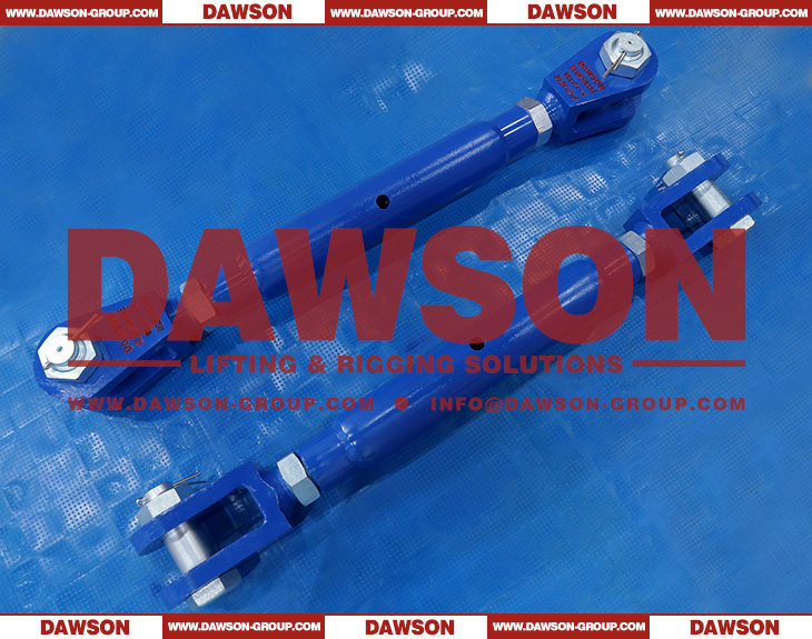 WLL 17T DAWSON&reg; BLUESNAKE&reg; HD Turnbuckle with Jaw Fork & Jaw Fork, Heavy Duty UU Type Lashing Screw Turnbuckle for Tightening - Dawson Group Ltd. - China Supplier, Factory